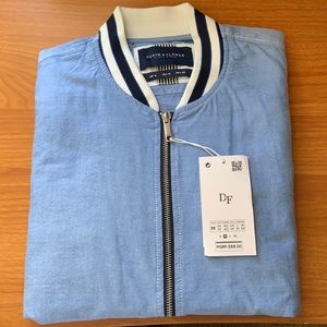 Denim & flower light blue sweater size M